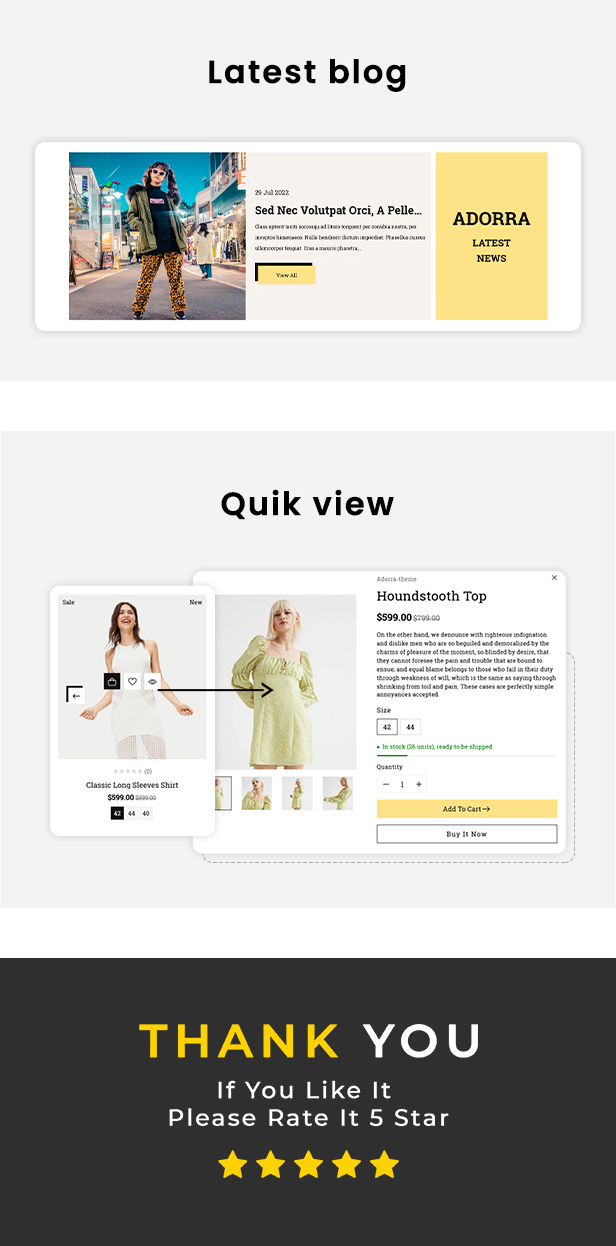 Adorra - Multipurpose Fashion Shopify 2.0 Theme - 5