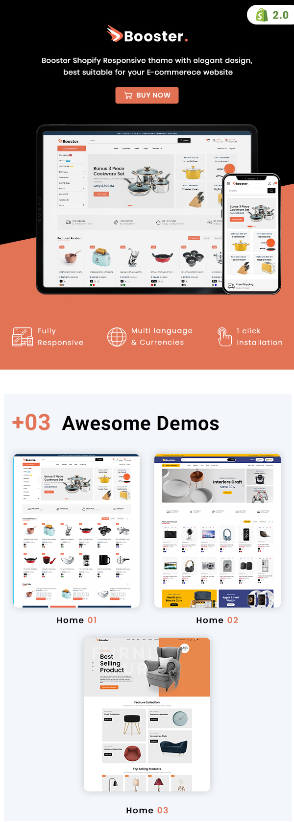 Booster - Multipurpose Shopify 2.0 Theme - 2