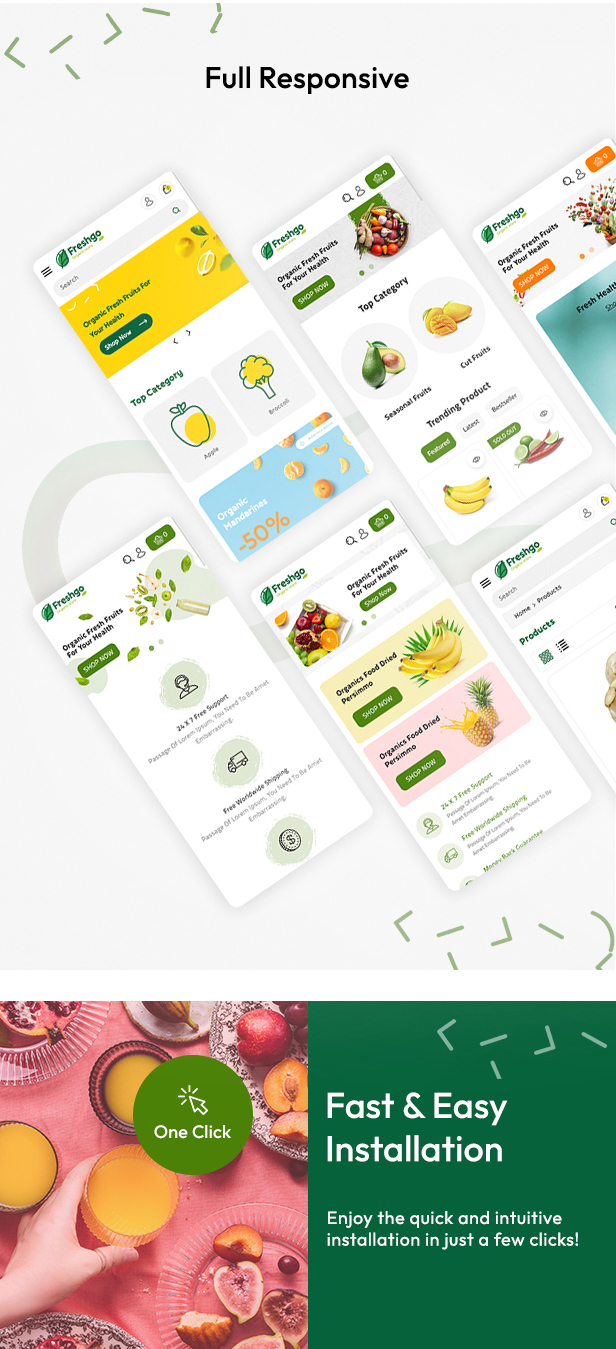 FreshGo - Organic & Supermarket Shopify Food Store - 5