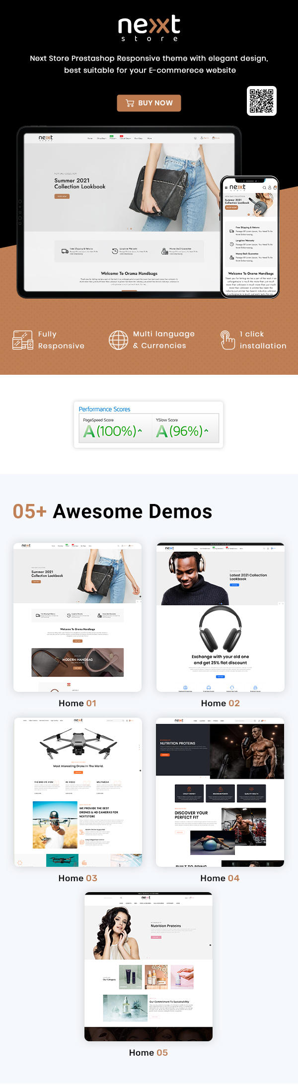 Next - Single Product Electronics & Gadgets PrestaShopTheme - 2