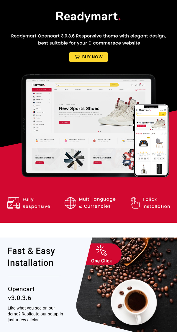 Readymart Electronics Ecommerce multipurpose OpenCart Theme - 2