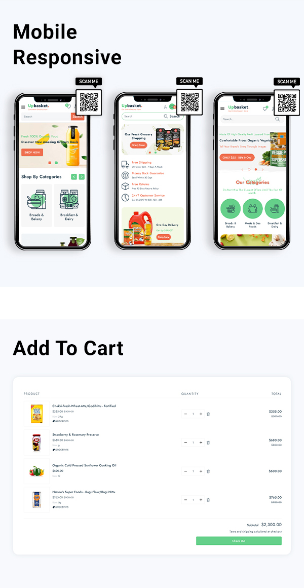 Upbasket - Multipurpose Grocery & Supermarket Shopify Theme - 3