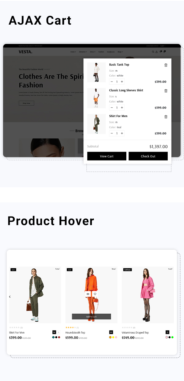 Vesta - Fashion Responsive Shopify 2.0 Theme - 5
