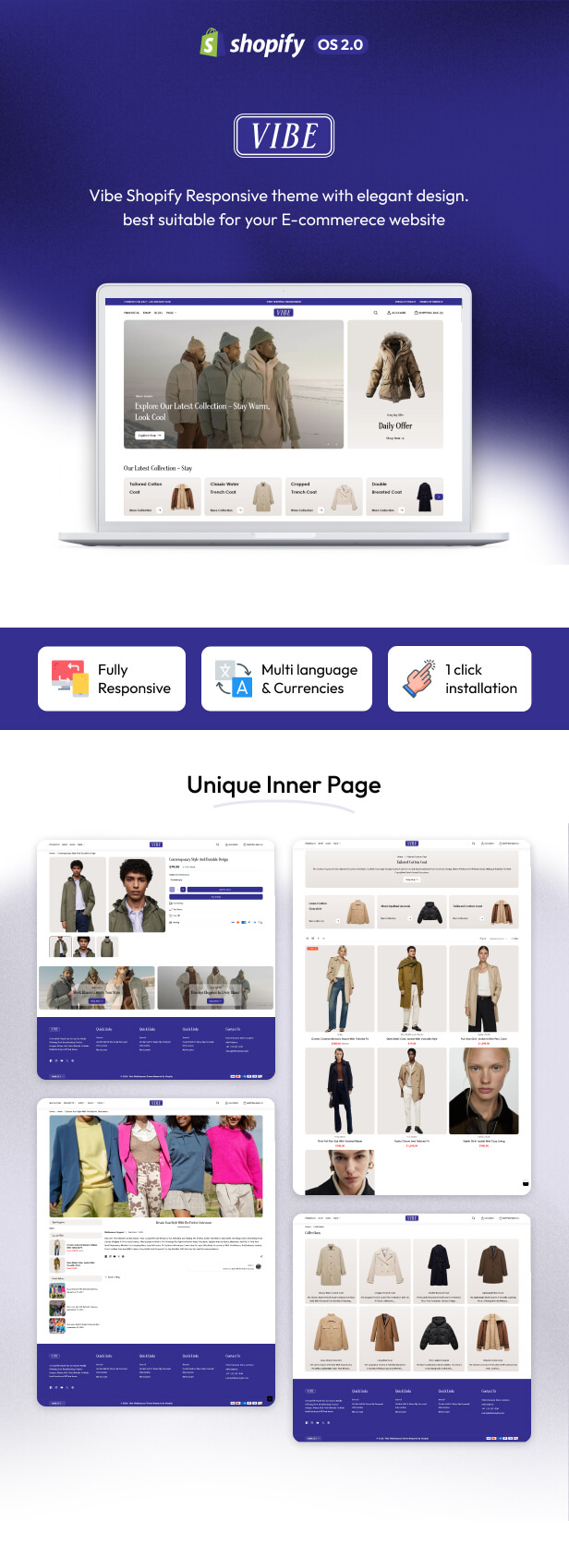 Vibe - Fashion Multipurpose Shopify Theme